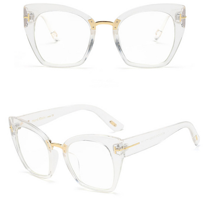 New Brand Fashion Designer Cat Eye Sunglasses Sun Glasses Size Vintage Oversize Female Gradient Points