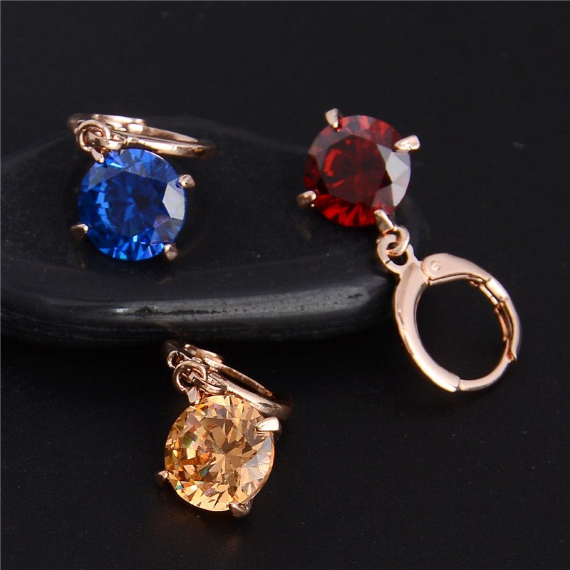 Cute & Pretty Colourful Zircon Earrings