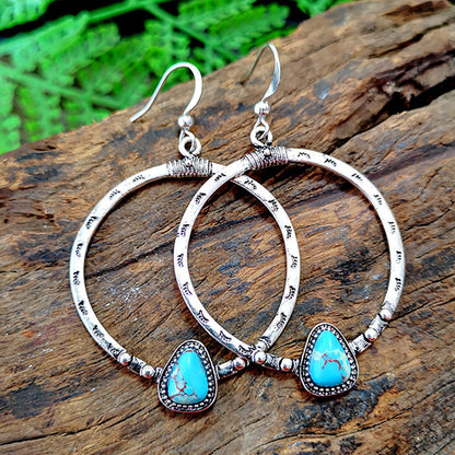 Vintage turquoise earrings