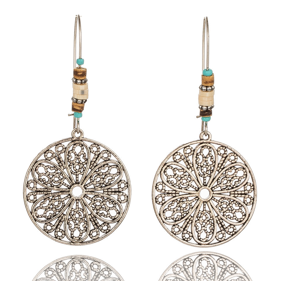 Vintage court style tassel earrings