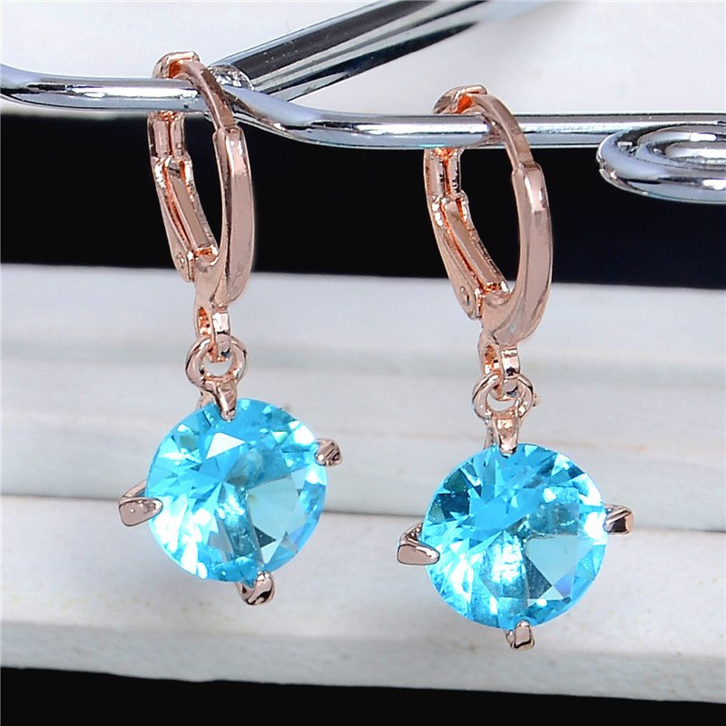 Cute & Pretty Colourful Zircon Earrings