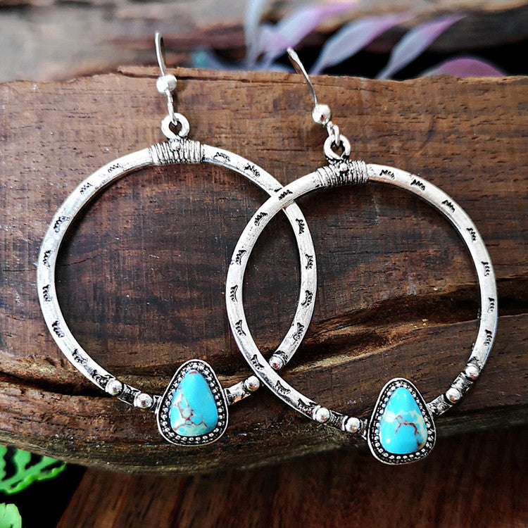 Vintage turquoise earrings