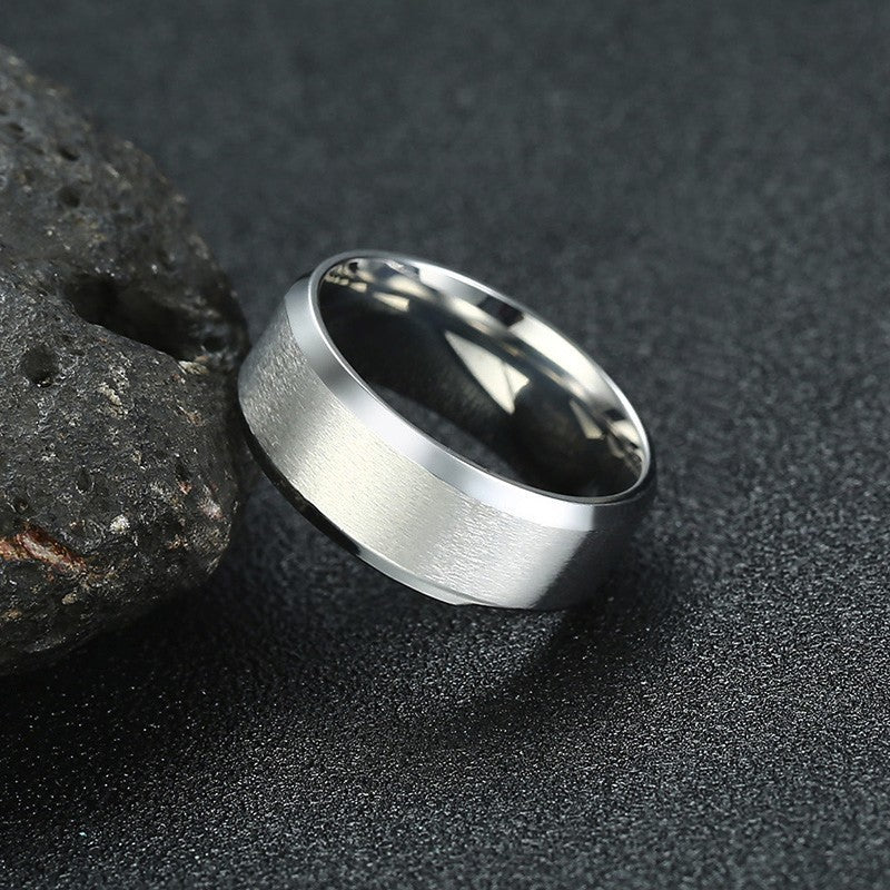 Stainless Steel Smooth Plain Simple Ring