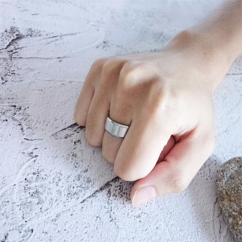 Stainless Steel Smooth Plain Simple Ring