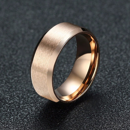 Stainless Steel Smooth Plain Simple Ring