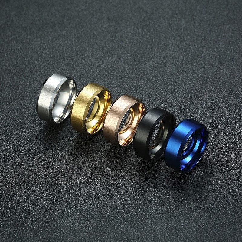 Stainless Steel Smooth Plain Simple Ring
