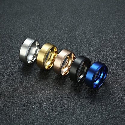 Stainless Steel Smooth Plain Simple Ring