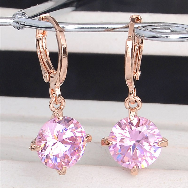 Cute & Pretty Colourful Zircon Earrings