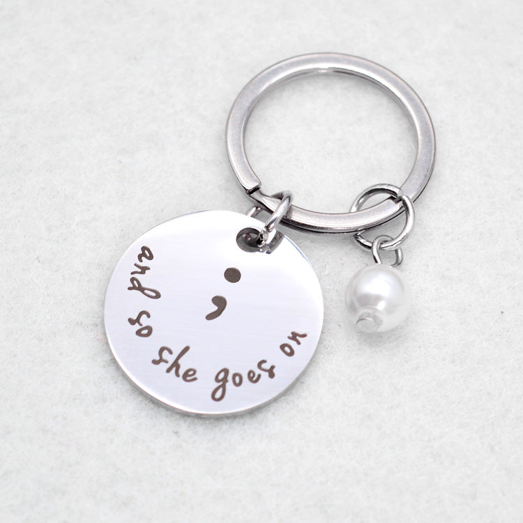 Stainless Steel Pendant Necklace Inspirational Necklace
