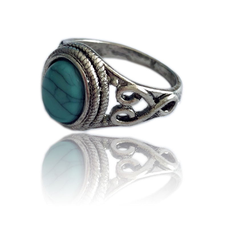 New Boho  Vintage Turquise jewelry Rings