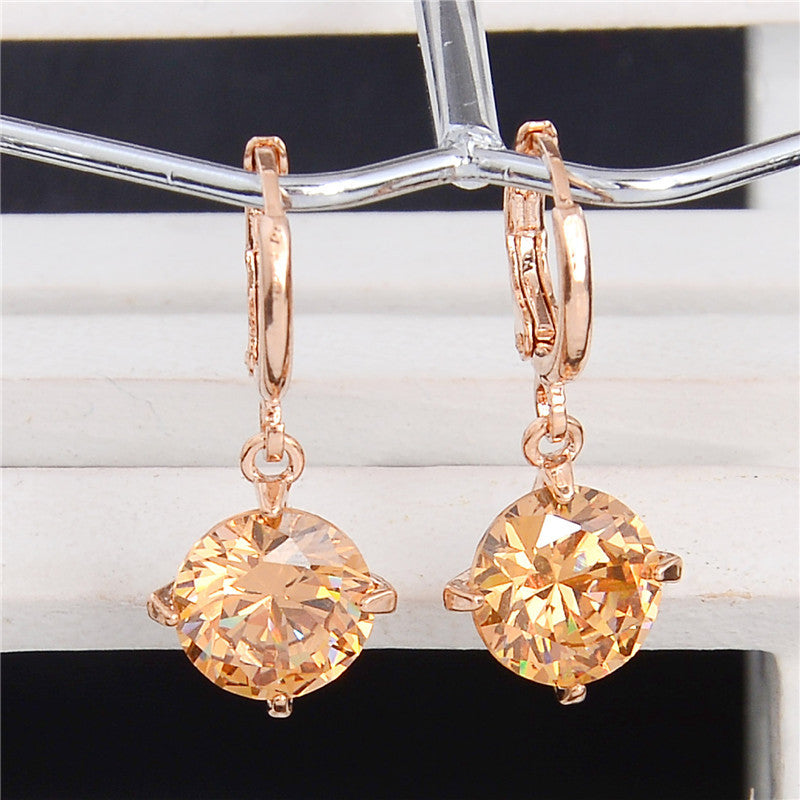 Cute & Pretty Colourful Zircon Earrings