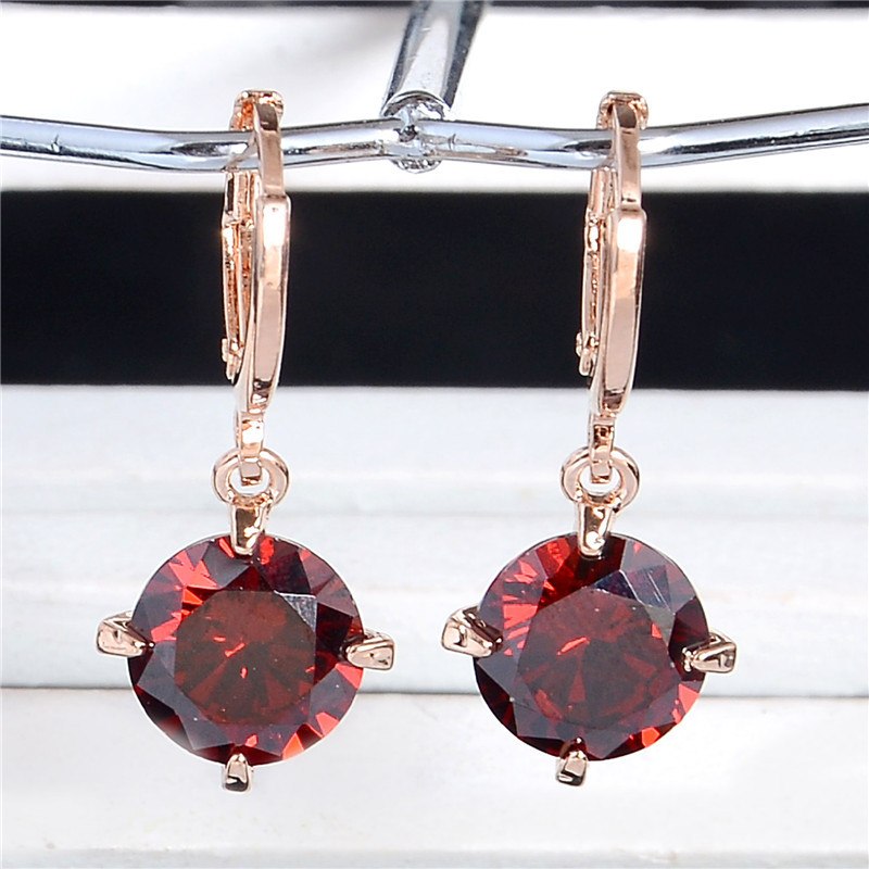 Cute & Pretty Colourful Zircon Earrings