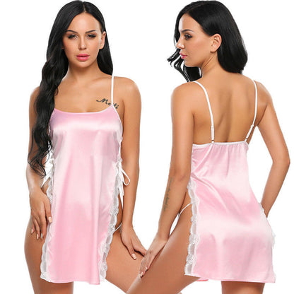 Silk Sexy Lingerie Nightdress