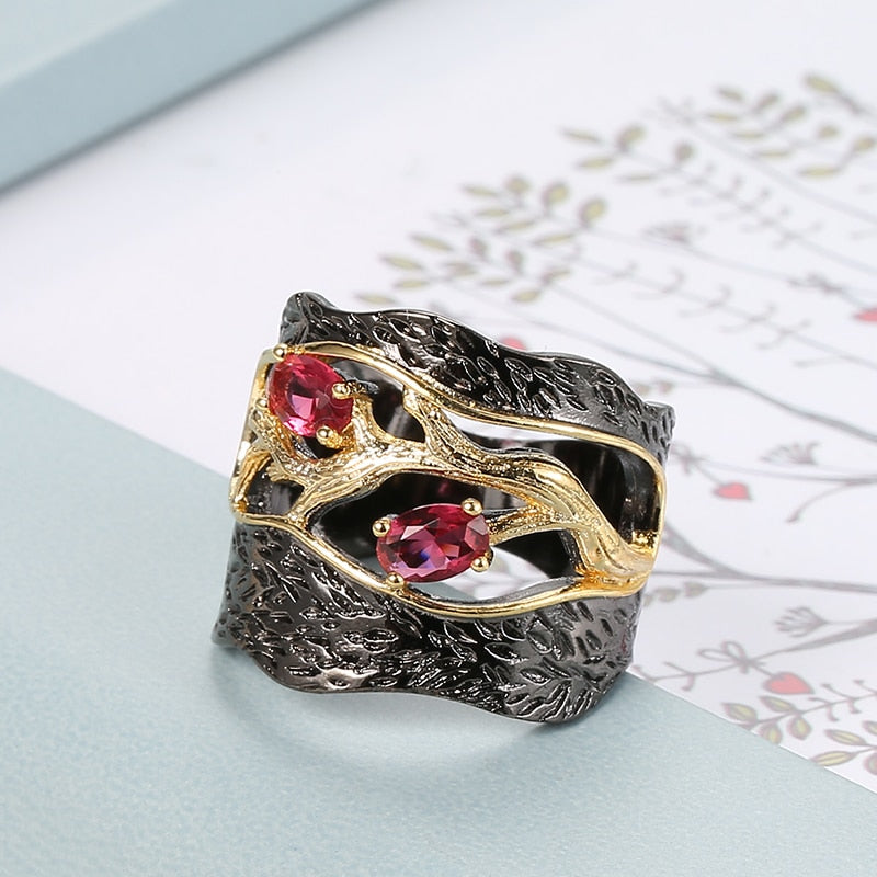 Bling Dove Egg Sapphire Ring