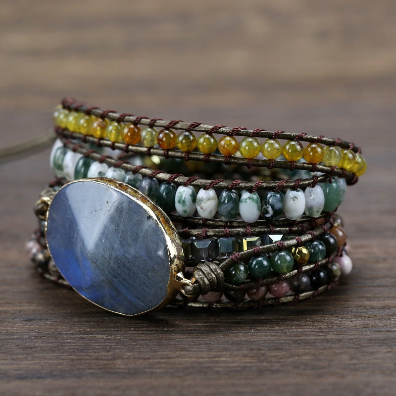Stretch Stone Hand Woven Multilayer Vintage Bracelet