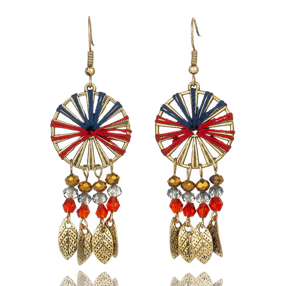 Vintage court style tassel earrings