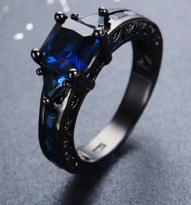 Creative temperament ladies zircon ring
