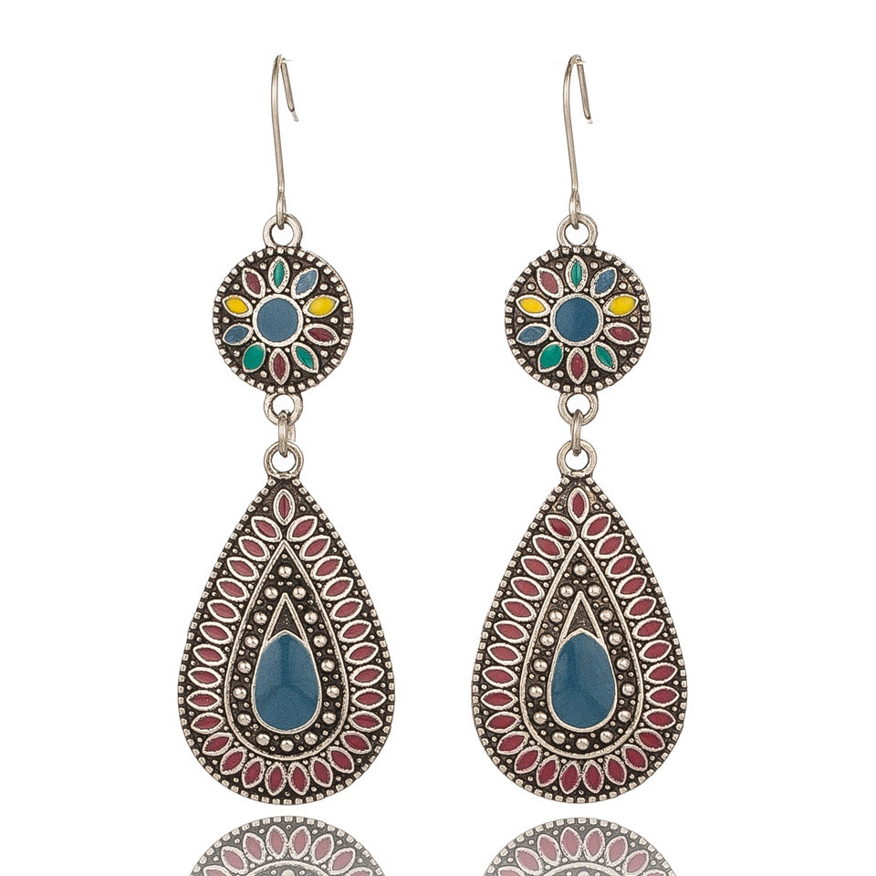 Vintage court style tassel earrings