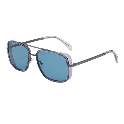 Retro steampunk sun protection sunglasses for men