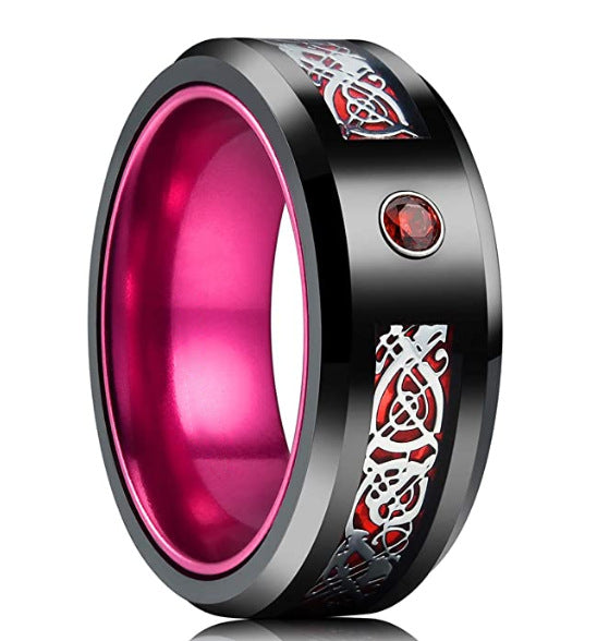 Titanium steel ring