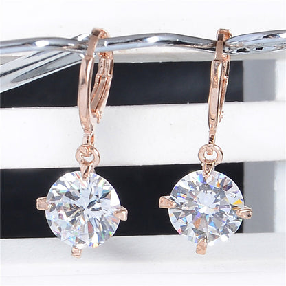Cute & Pretty Colourful Zircon Earrings