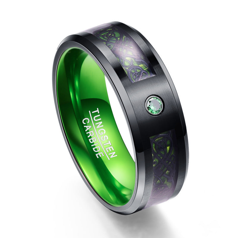 Titanium steel ring
