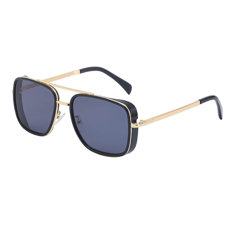 Retro steampunk sun protection sunglasses for men