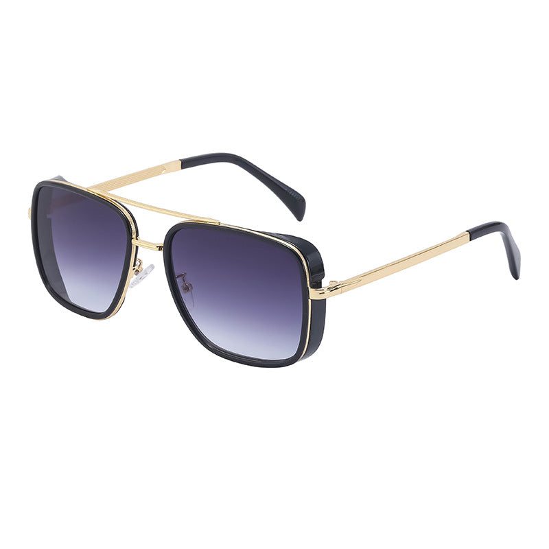 Retro steampunk sun protection sunglasses for men