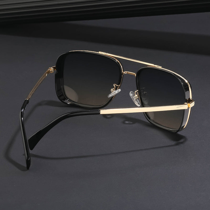 Retro steampunk sun protection sunglasses for men