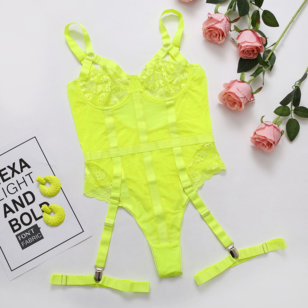 Laced Sexy Lingerie Outfit Jumpsuit