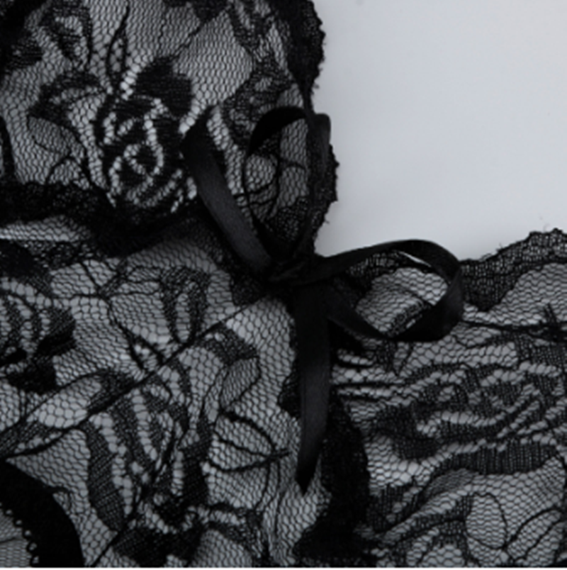 Sexy Lingerie Front Slit Nightdress